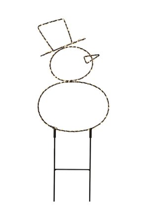 Star Trading - Silhuett Iceman - Svart - Julebelysning, utendørs - Fra Homeroom