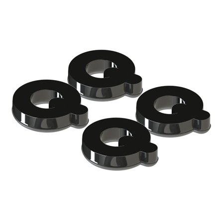 AudioQuest SorboGel Q-Feet System Dempeføtter - Sort