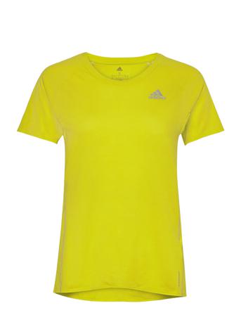 Runner T-Shirt W Yellow Adidas Performance