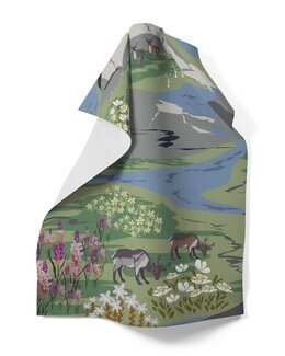 Keittiöpyyhe Fjällängar 1/pak Vihreä