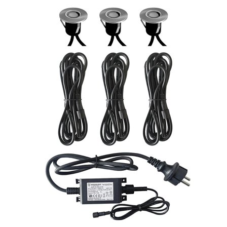 Designlight DECKY Decklight startpaket, 3-pack, Belysning