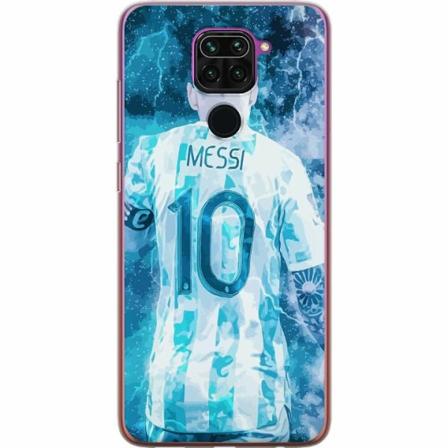Xiaomi Redmi Note 9 Genomskinligt Skal Lionel Andrés Messi