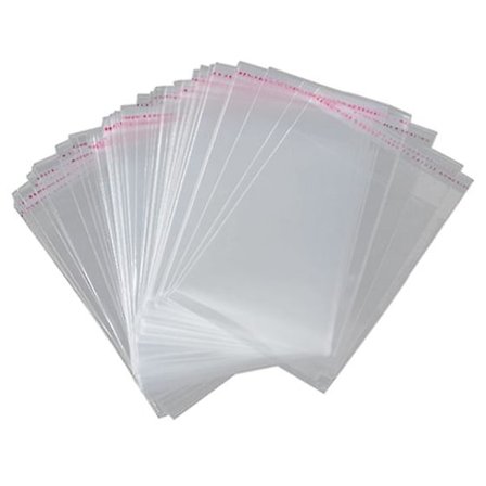 100 stk A3 Emballasjeposer 45x32cm Klar Gjenlukkbar Plast Selvforseglende Lim -ES