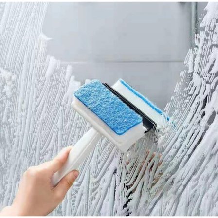 Vindue Rengøring Børste Mikrofiber Squeegee Vindue Skrubber,Profess