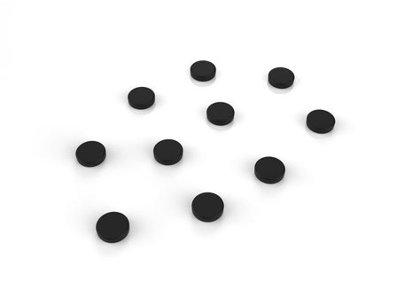 LINTEX Magneter svarta 10/fp - Lyreco - Kontorsmöbler och inredning - Whiteboardtavlor och tillbehör - Magneter