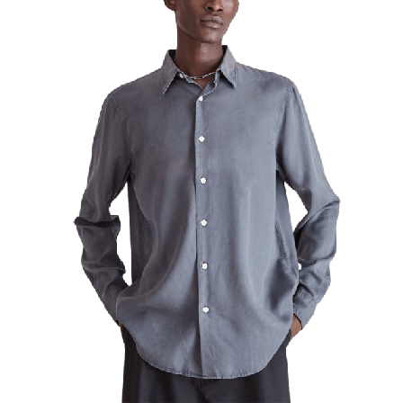 Hope Air Lyocell Shirt Skjortor Herr Svart 50