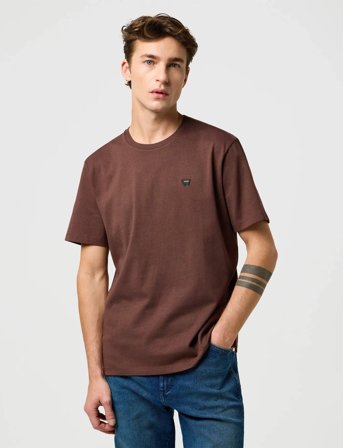 Wrangler Sign Off Tee - Brown - L