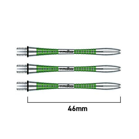 Winmau Triad Aluminium Short Dart Shafts | Winmau.com Medium / Green