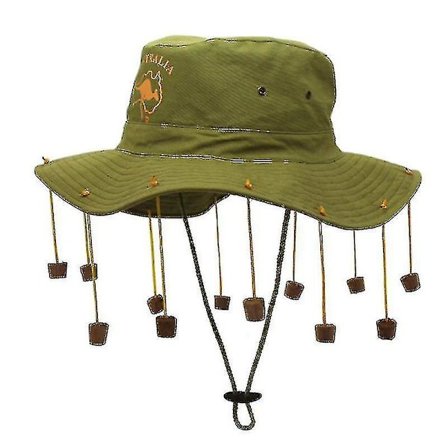 Unisex Aikuisten Australian Kenguru Aussie Outback -hattu Korkeilla Naamiaisasuste KOKO 59