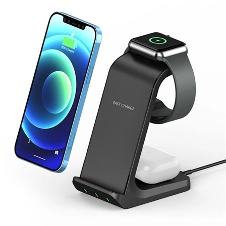 Tech-Protect A8 3in1 Langaton laturi iPhone/Apple Watch/AirPods