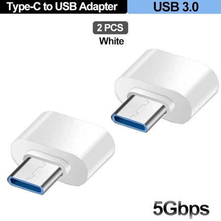 Mobiltelefonadapter Typ C till USB Adapter 3.0 USB-C 3.1 Hane OTG A Hona Datakontakt kompatibel MacBook Pro iPad Mini 6/Pro