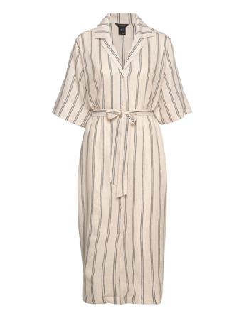 Dress Hailey Knelang Kjole Beige Lindex