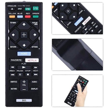 Uusi RMT-VB100U -kaukosäädin Sony Blu-ray DVD-soittimille BDP-S3500 BDP-BX150 BDP-S1500