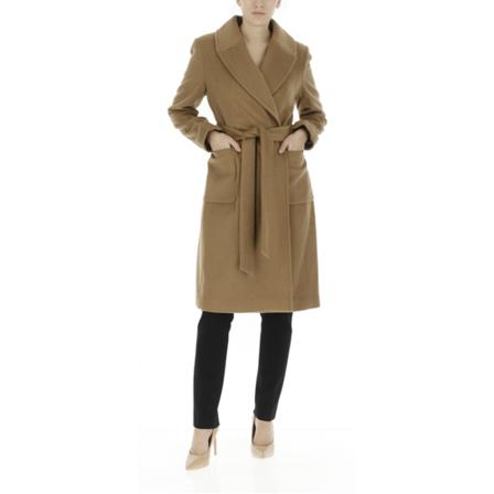 Ralph Lauren, Belted Coats Bruin, Dames, Maat:S