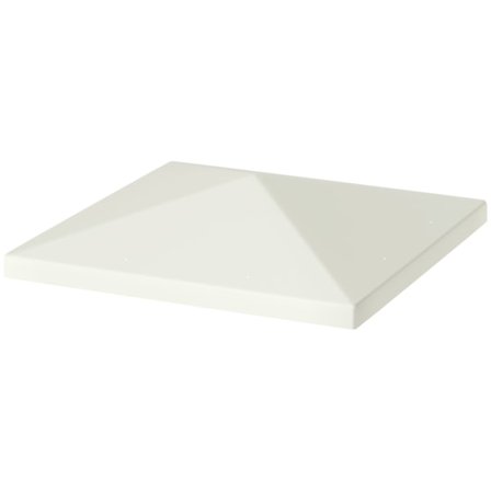 Rootz 3 x 3m Udskiftning Gazebo -tag - Havehulshusdækning - Paviljonskygge - UPF30+ Beskyttelse - 298 cm x 298 cm - Hvid