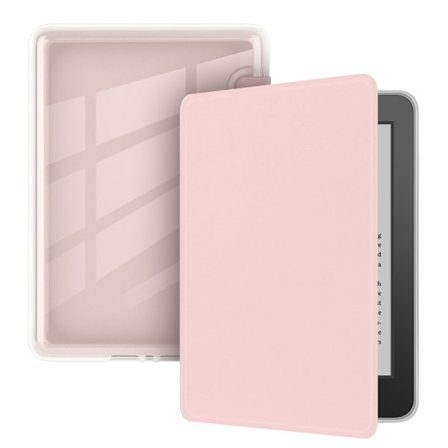 6-tommer Kindle-etui (11. generation - 2024), Ultraklart, Blødt, Fleksibelt, Transparent, TPU-bagside med automatisk dvaletilstand