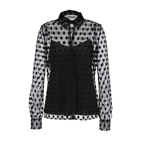 Moschino Shirt Sort, Dame