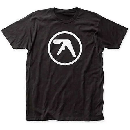 Aphex Twin Logo T-shirt Herre Officielt Rock N Roll Band Intelligent Dance Sort Størrelser S-3XL TT120[HK]
