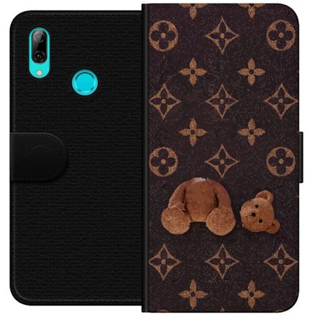 Yhteensopiva Lompakkokotelo Huawei Huawei P smart 2019 Graafinen monogrammikuvio, jossa taiteellisesti muotoiltu nalle