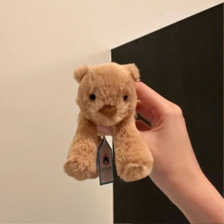 Jellycat Bartholomew pehmolelu, pehmeä ja mukava, täydellinen lapsille, ystävänpäivälahjaksi, keräilyyn, Mini Smudge -karhu (13 cm)