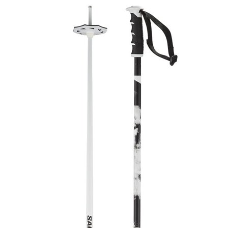 Salomon - Unisex alpine skistave Steep - White / Black