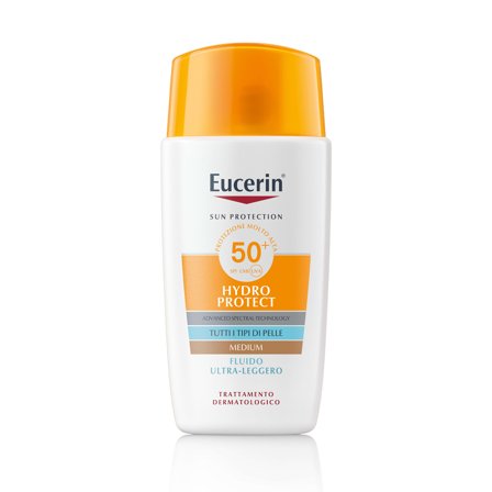 Eucerin Fluido Ultra-Leggero Colorato SPF 50 50ml - Solare viso alta prot.