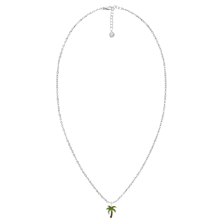 Edblad Laguna Necklace Palm Tree Kids Steel Smycken & klockor Dam Grå ONESIZE
