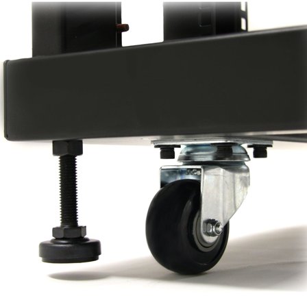 StarTech 32U 19" Server Rack Cabinet, Adjustable Depth 6-32 inch, Lockable 4-Post Network/Data/AV Equipment Rack Enclosure w/ Glass Door & Casters,