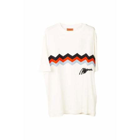 Missoni T-Shirts , Wit , Heren , Maat: M