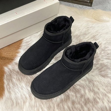 Varma snöstövlar korta stövlar par tjocksula bomullsstövlar arder