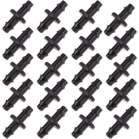 Bevattningskoppling för gräsmatta 4/7 mm dropp, 100 stycken (dubbel