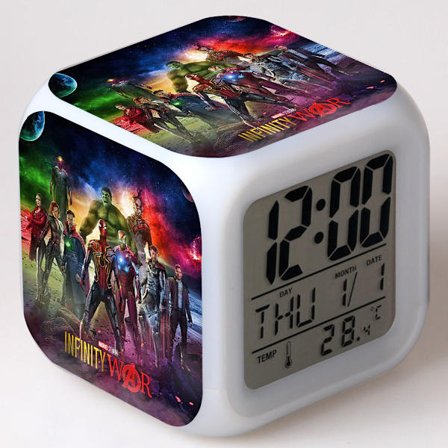 Søt Digital Multifunksjonell Vekkerklokke-1-med Glødende LED-lys