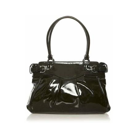 Salvatore Ferragamo Pre-owned Pre-owned Handbags Sort, Dame Vintage Tasker, Størrelse: ONE Size