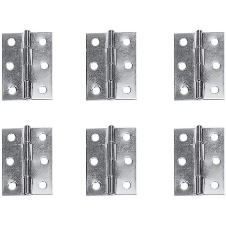 Møbelhengsel 10 stk i rustfritt stål Vindu Skap Hengsler Koblinger (sølv 50*75mm)