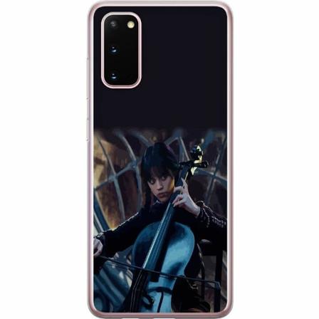 Samsung Galaxy S20 Genomskinligt Skal Wednesday Addams