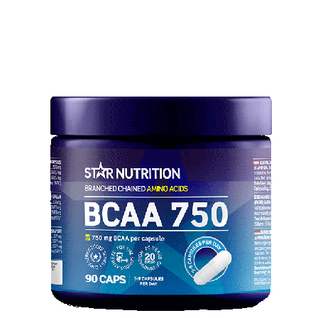 Star Nutrition BCAA 750 Kapsler 90 stk