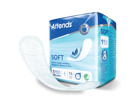 Attends Soft 1 mini long, 16 stk.