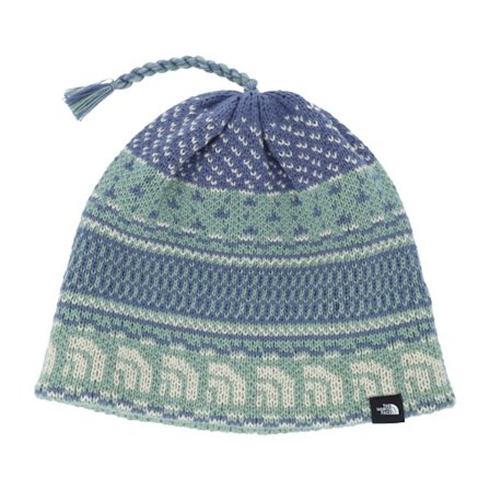 The North Face - Blauw traditionalbeanie Beanie - Cabin Ski Tuke Slate Moss Beanie @ Hatstore