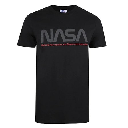 NASA herr Insignia T-shirt L svart