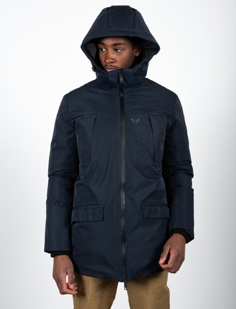 Fat Moose Jamison Quilt Mix Jacket - Navy - L