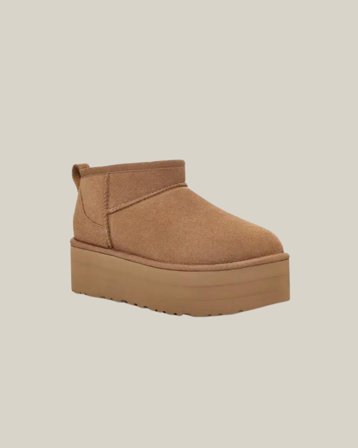 UGG W Classic Ultra Mini Crèmekleurig Schoenen Meisjes - Kids Brand Store