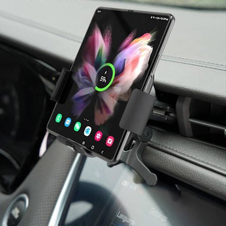 Samsung Galaxy Z Fold4 S11 Kaksoiskelainen Autopuhelinpidike Langaton Laturi