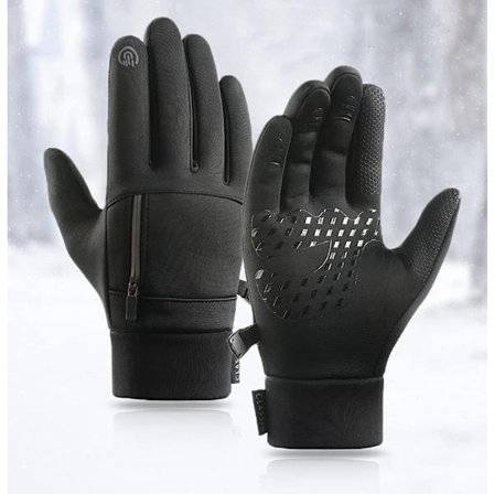 Cykelhandsker Varme vinterhandsker Løbehandsker Touch Screen skridsikre cykelhandsker til mænd Kvinder Kørsel Klatring