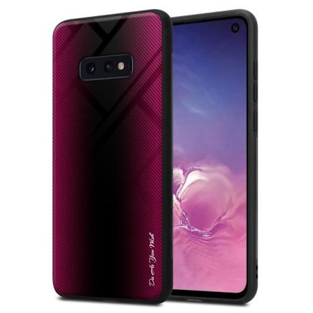 Fodral till Samsung Galaxy S10e Skal i CRAMIN ROSE Fodral Skydd i härdat glas och TPU silikon