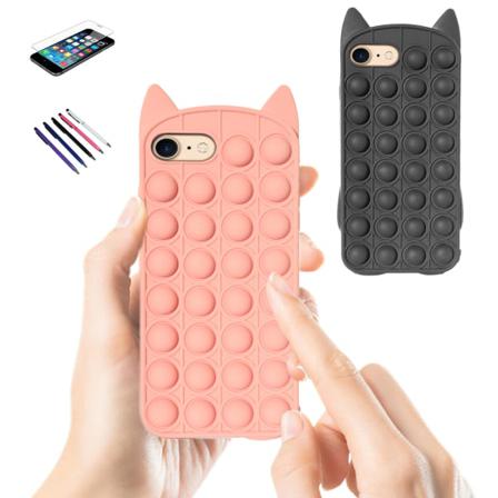 Iphone 6 / 6s - Skal / Skydd / Pop It Fidget Svart