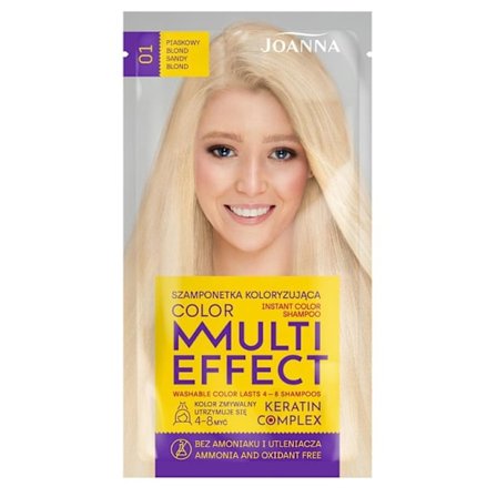 Joanna Multi Effekts Färgschampong 01 Sandblond