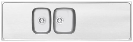 Contura 8090162 Diskbänk vändbar, två stora disklådor 620 mm, Kök