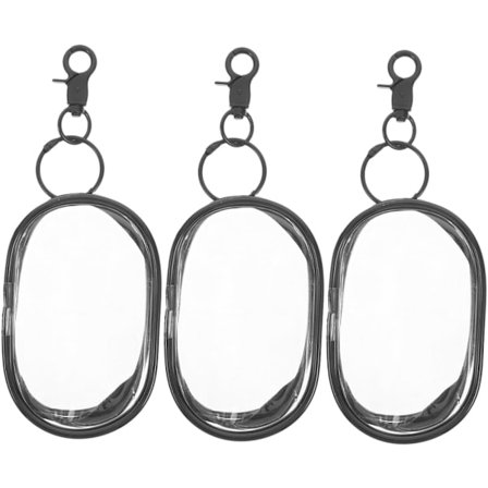 Bærbar Figur Vitrineskab 3 stk Vandtæt Lynlåspose Taske Spænde til Dukkeopbevaring