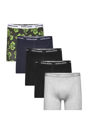 Cotton Stretch Boxer 5P Patterned Björn Borg