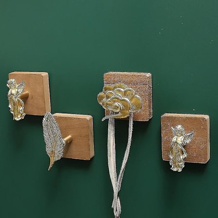 Dørskabshåndtag Vintage Messing Tøjhager Hjem